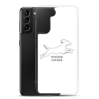 Wocker Cocker - Working Cocker Spaniel - Samsung Phone Case - White