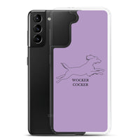 Wocker Cocker - Working Cocker Spaniel - Samsung Phone Case - Purple