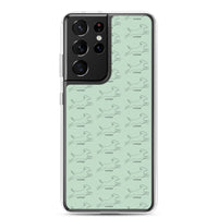 Cocker Spaniel Samsung Phone Case - Light Green