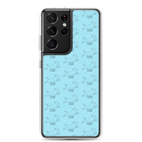 Wocker Cocker - Working Cocker Spaniel - Samsung Phone Case - Light Blue