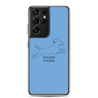 Wocker Cocker - Working Cocker Spaniel - Samsung Phone Case - Blue