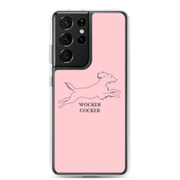 Wocker Cocker - Working Cocker Spaniel - Samsung Phone Case - Pink