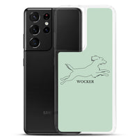 Wocker - Working Cocker Spaniel - Samsung Phone Case - Pale Green