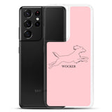 Wocker - Working Cocker Spaniel - Samsung Phone Case - Pink