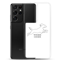 Wocker Cocker - Working Cocker Spaniel - Samsung Phone Case - White