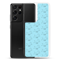 Wocker Cocker - Working Cocker Spaniel - Samsung Phone Case - Light Blue