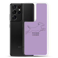 Wocker Cocker - Working Cocker Spaniel - Samsung Phone Case - Purple