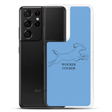 Wocker Cocker - Working Cocker Spaniel - Samsung Phone Case - Blue