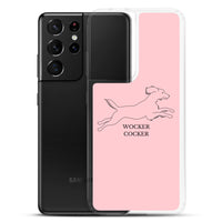 Wocker Cocker - Working Cocker Spaniel - Samsung Phone Case - Pink