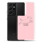 Wocker Cocker - Working Cocker Spaniel - Samsung Phone Case - Pink