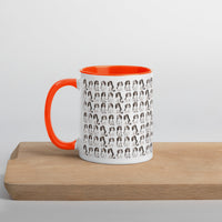 tricolour cavalier mug